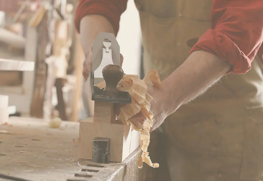 An Amish Craftsman at Work